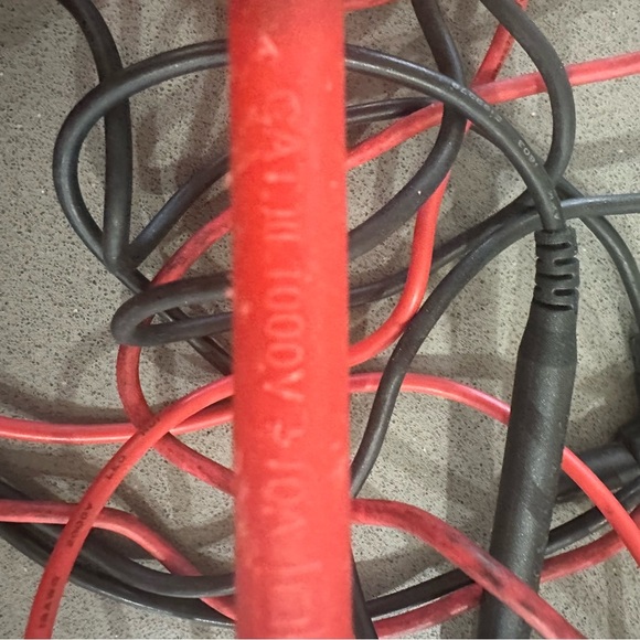 Multimeter Test Leads Red & Black CAT III 1000V 10A Probes – Universal Fit - Picture 7 of 7